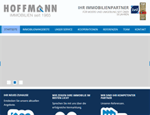Tablet Screenshot of hoffmann-ivd.de
